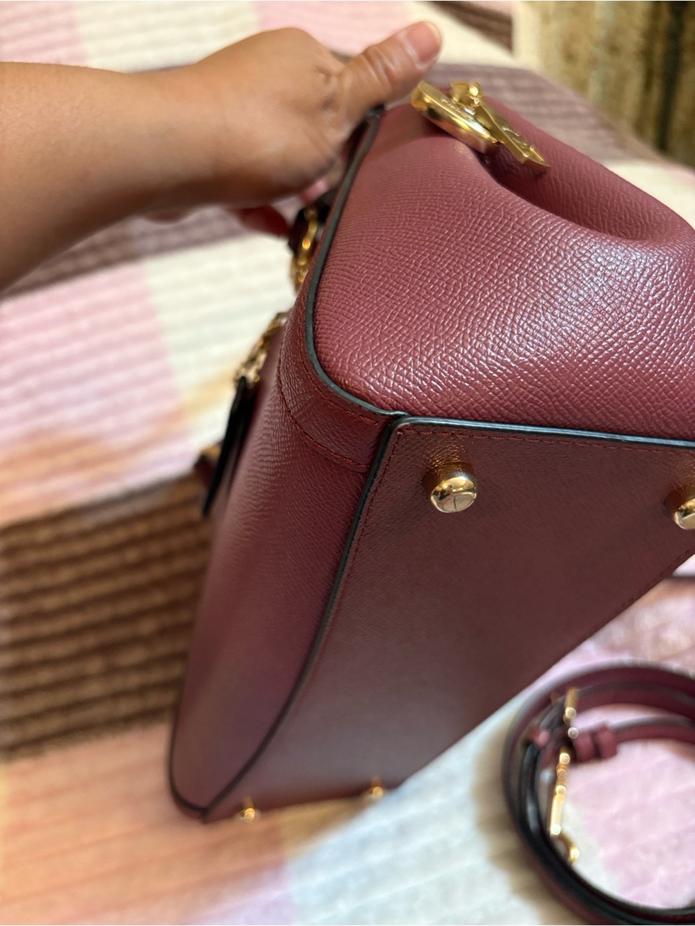 Coach Kailey Leather Carryall with Gold Hardware - Picture 4 of 15